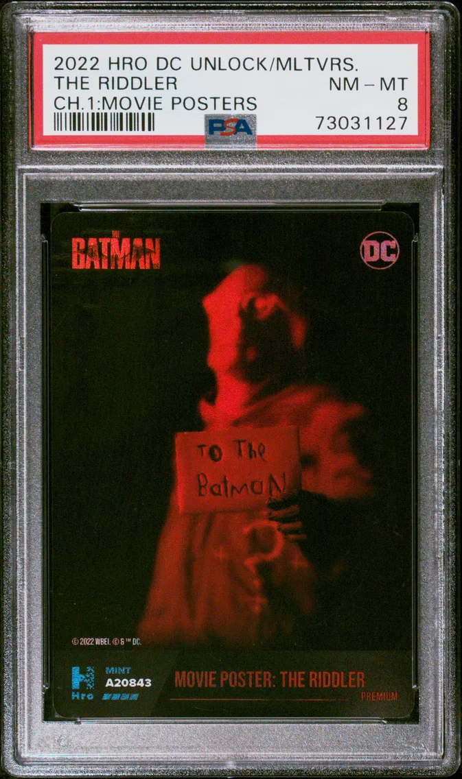 2022 #NA The Riddler PSA 8 Hro DC Unlock the Multiverse Chapter 1