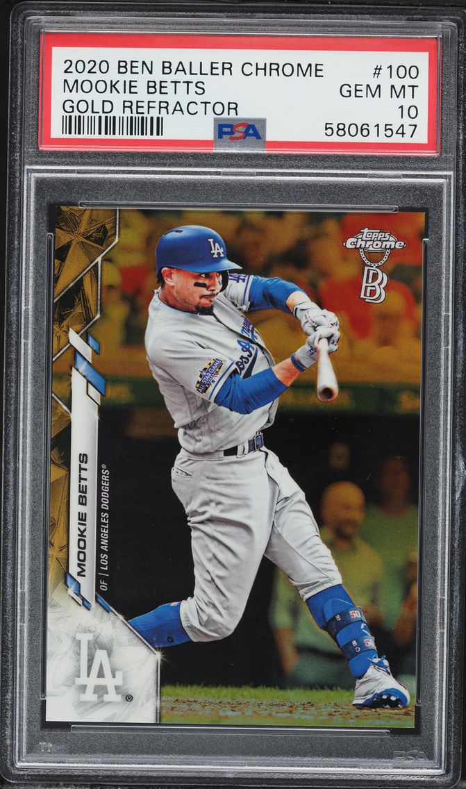 2020 #100 Mookie Betts PSA 10 Be