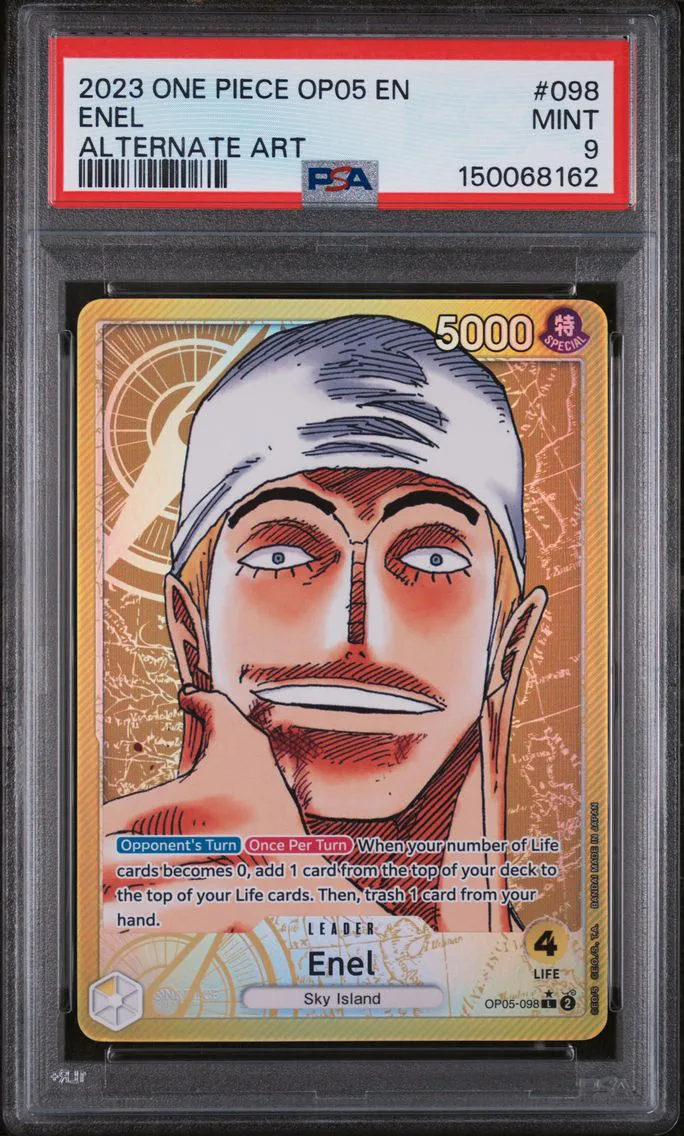 2023 #098 Enel PSA 9 One Piece OP05-Awakening of the New Era