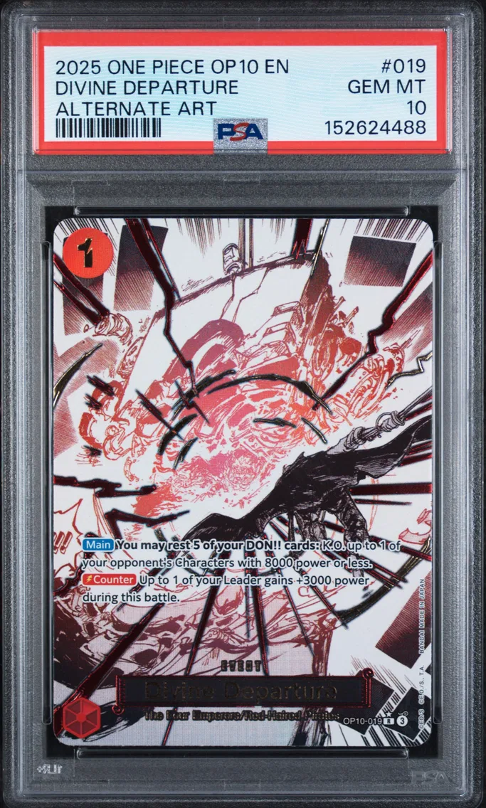 2025 #019 Divine Departure PSA 10 One Piece OP10-Royal Blood