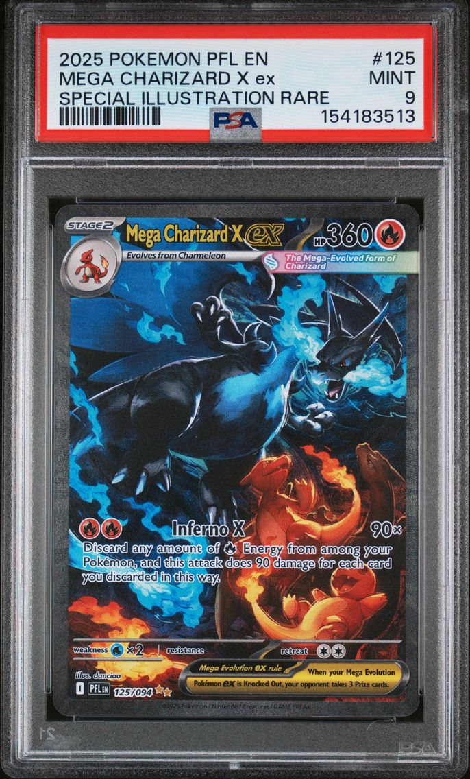 2025 #125 Mega Charizard X EX PS