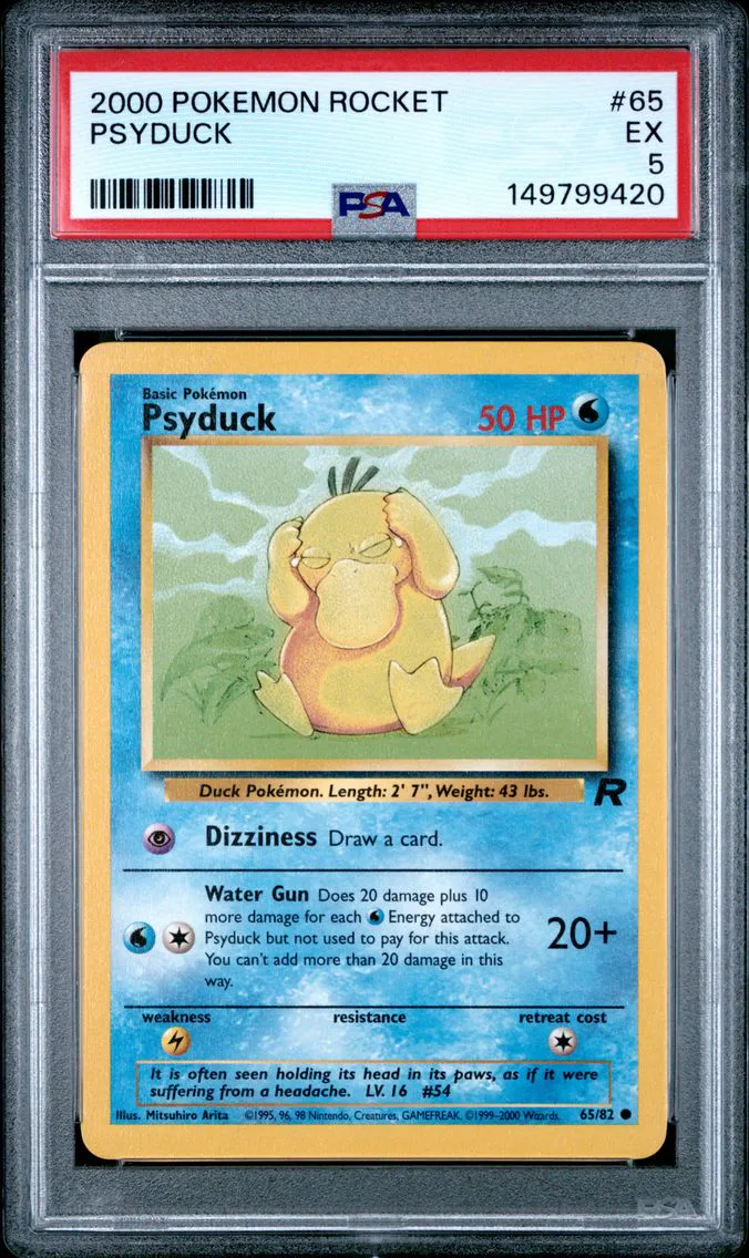 2000 #65 Psyduck PSA 5 Rocket