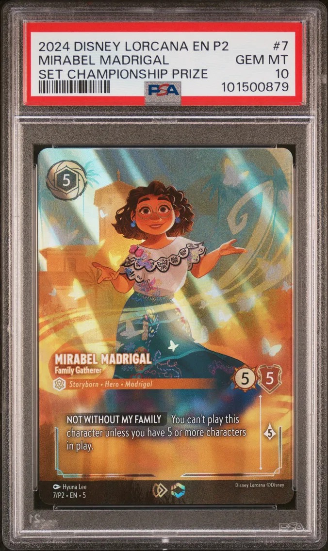 2024 #7 Mirabel Madrigal - Family Gatherer PSA 10 Disney Lorcana EN P2-Promo