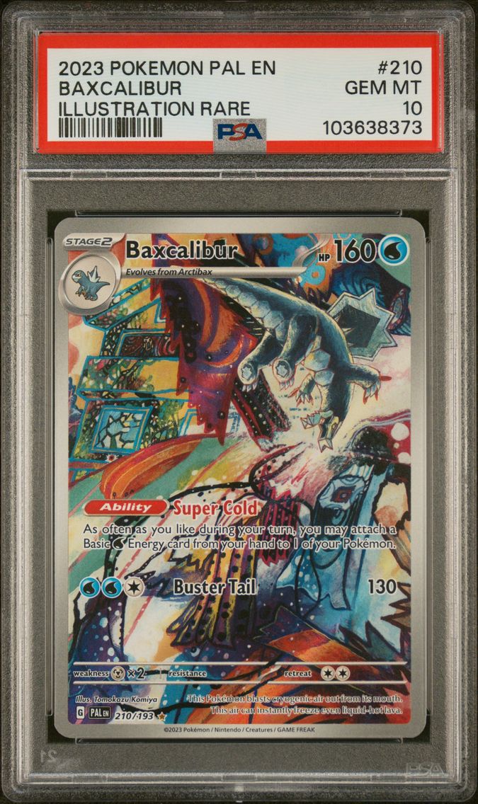 2023 #210 Baxcalibur PSA 10 Pal EN-Paldea Evolved