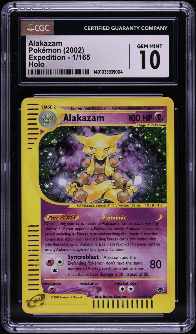 2002 #1 EXPEDITION HOLO ALAKAZAM