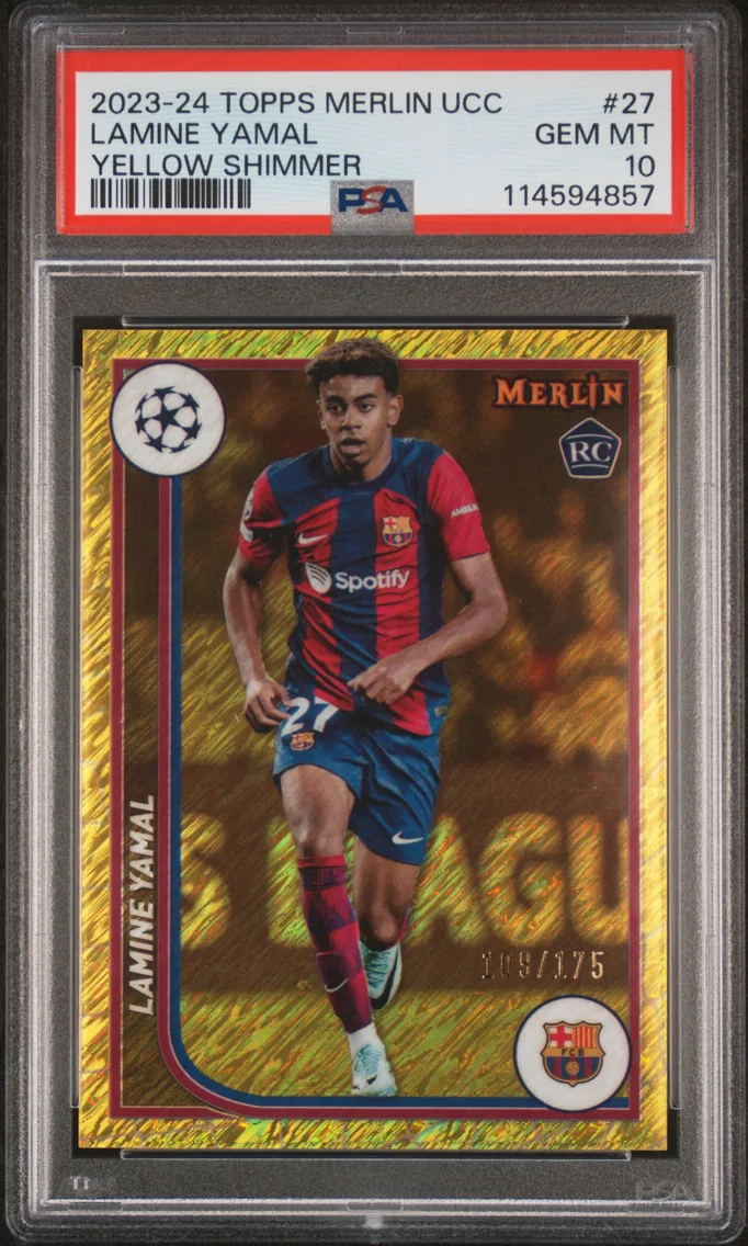2023 #27 Lamine Yamal PSA 10 Top