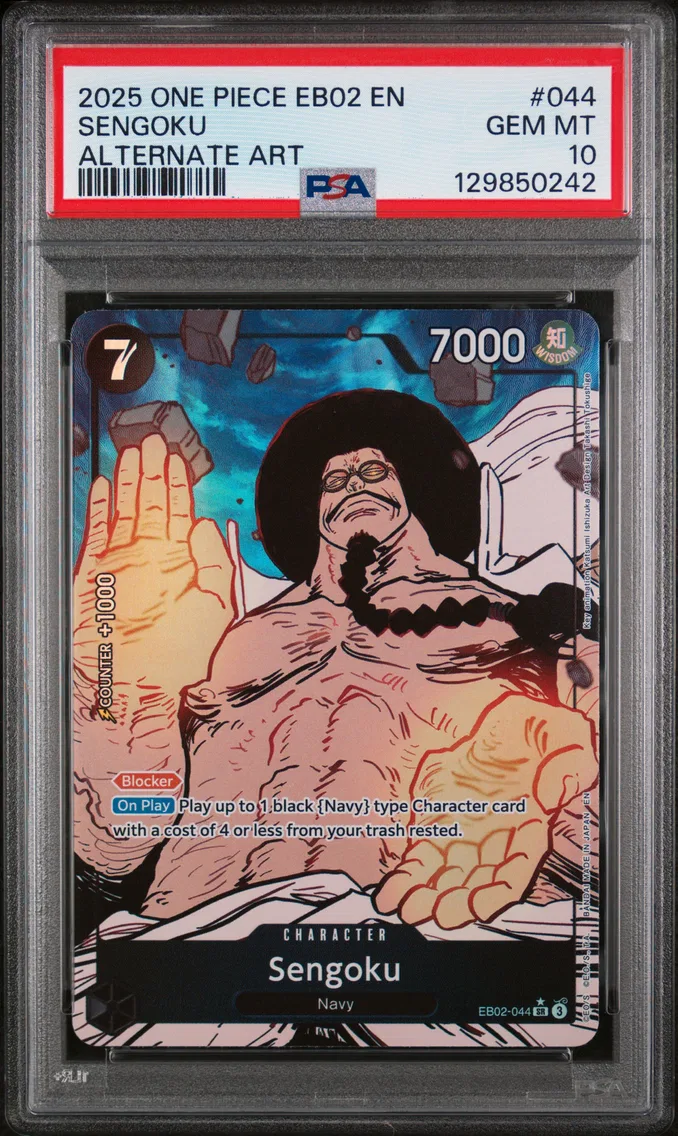 2025 #044 Sengoku PSA 10 One Piece EB02-Extra Booster -Anime 25th Collection-