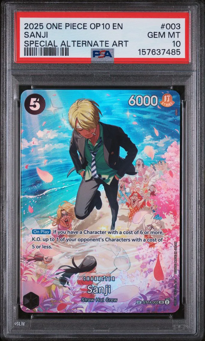2025 #003 Sanji PSA 10 One Piece OP10-Royal Blood