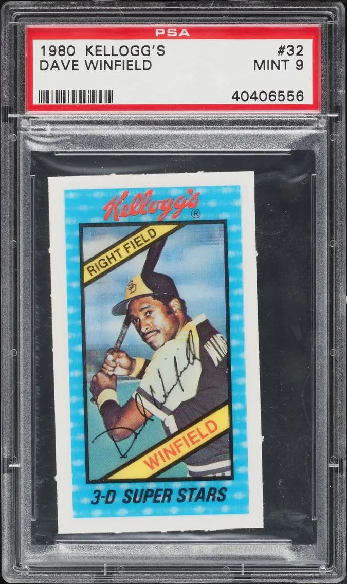 1980 #32 Dave Winfield PSA 9 Kellogg's