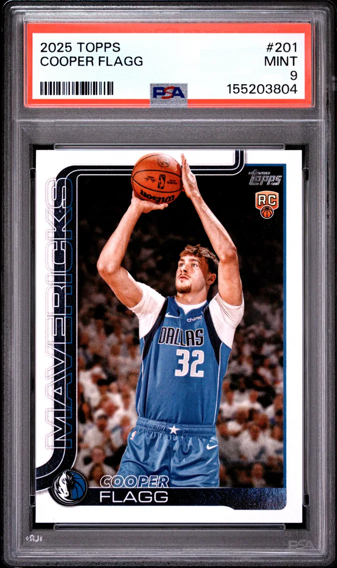 2025 #201 Cooper Flagg PSA 9 Topps