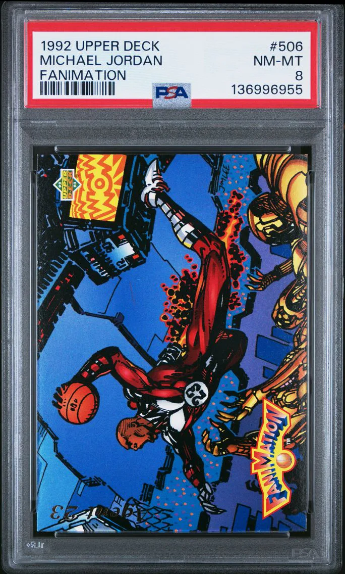 1992 #506 Michael Jordan PSA 8 Upper Deck