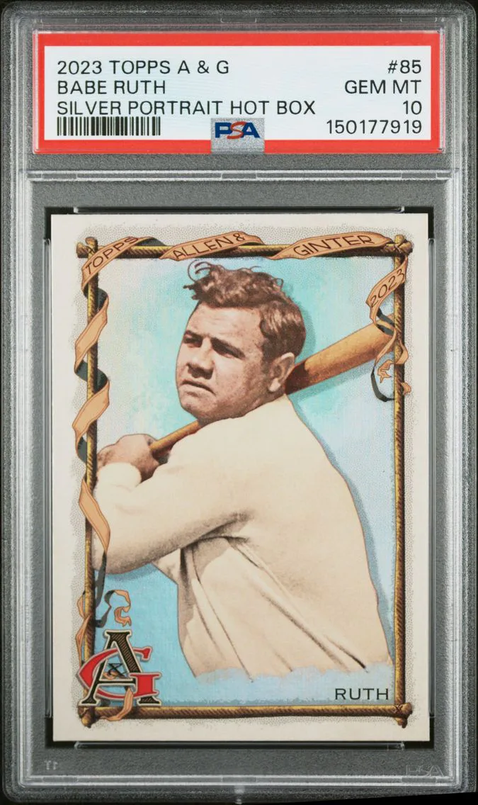 2023 #85 Babe Ruth PSA 10 Topps Allen & Ginter