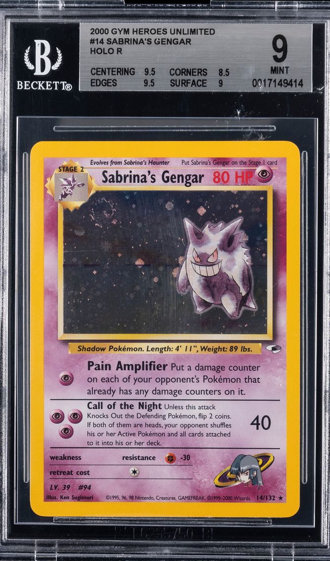 2000 #14 Sabrina's Gengar Holo B