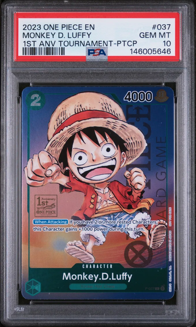 2023 #037 Monkey D. Luffy PSA 10 One Piece Promos