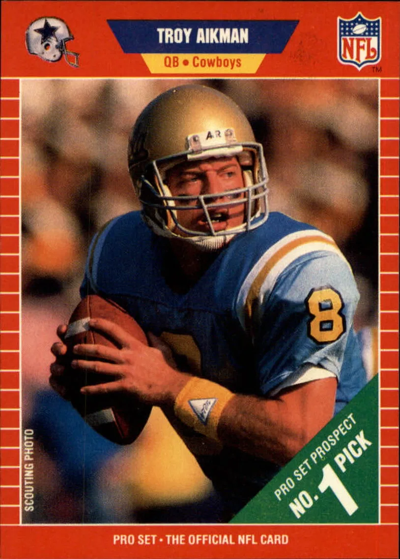1989 #490 Troy Aikman RC BGS 9.5 Pro Set