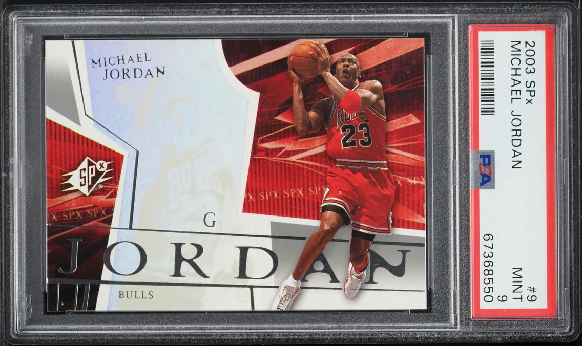 2003 #9 Michael Jordan PSA 9 Spx