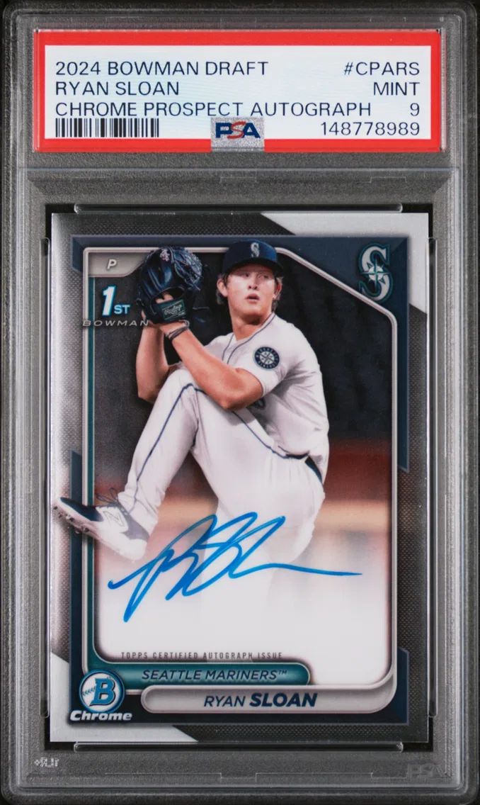 2024 #CPARS Ryan Sloan PSA 9 Bowman Draft Chrome Prospect Autographs