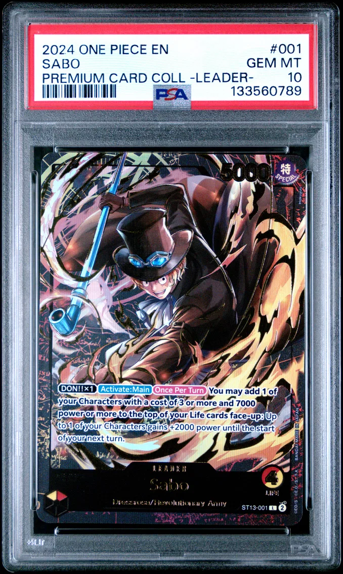 2024 #001 Sabo PSA 10 One Piece Premium Card Collection -Leader Collection-