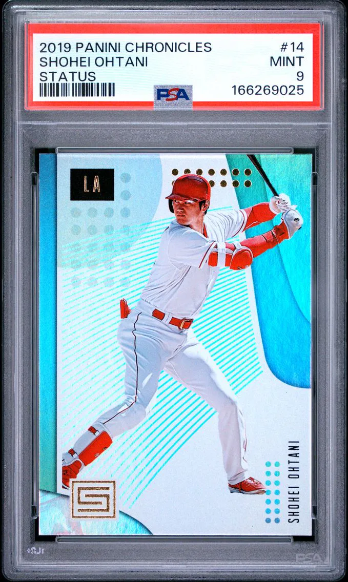 2019 #14 Shohei Ohtani PSA 9 Panini Chronicles Status