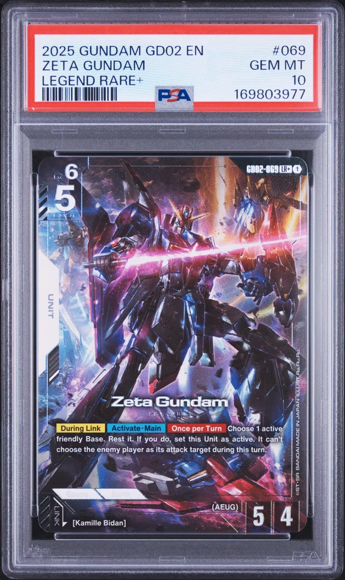 2025 #069 Zeta Gundam PSA 10 Gundam Dual Impact