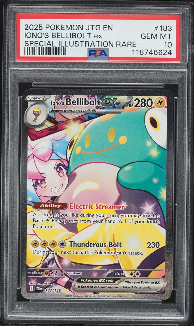 2025 #183 Iono's Bellibolt EX PS