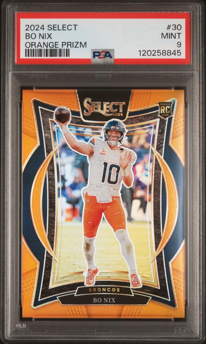 2024 #30 Bo Nix PSA 9 Panini Select