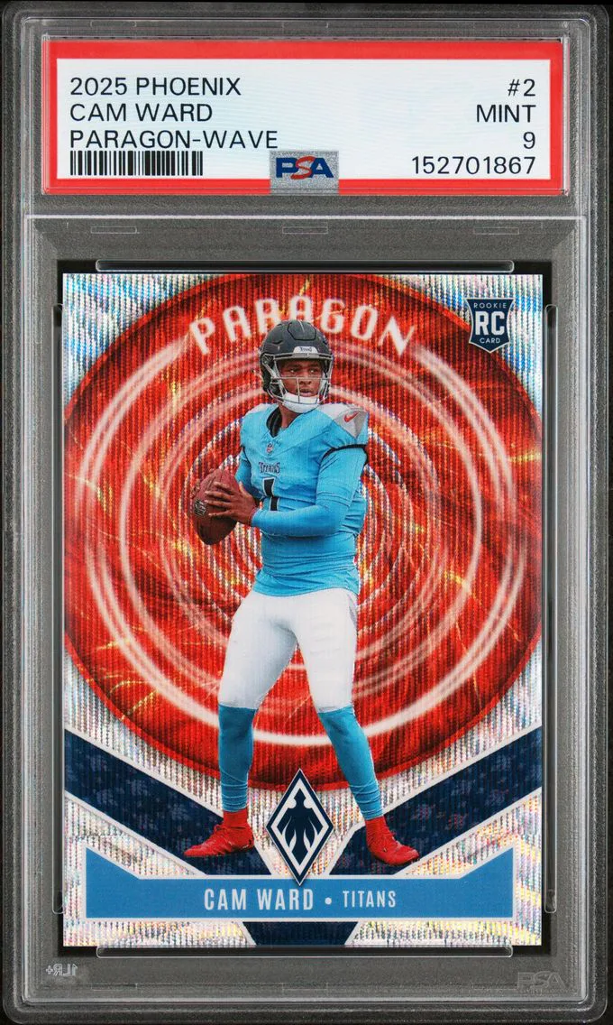 2025 #2 CAM WARD PSA 9 Panini Phoenix Paragon
