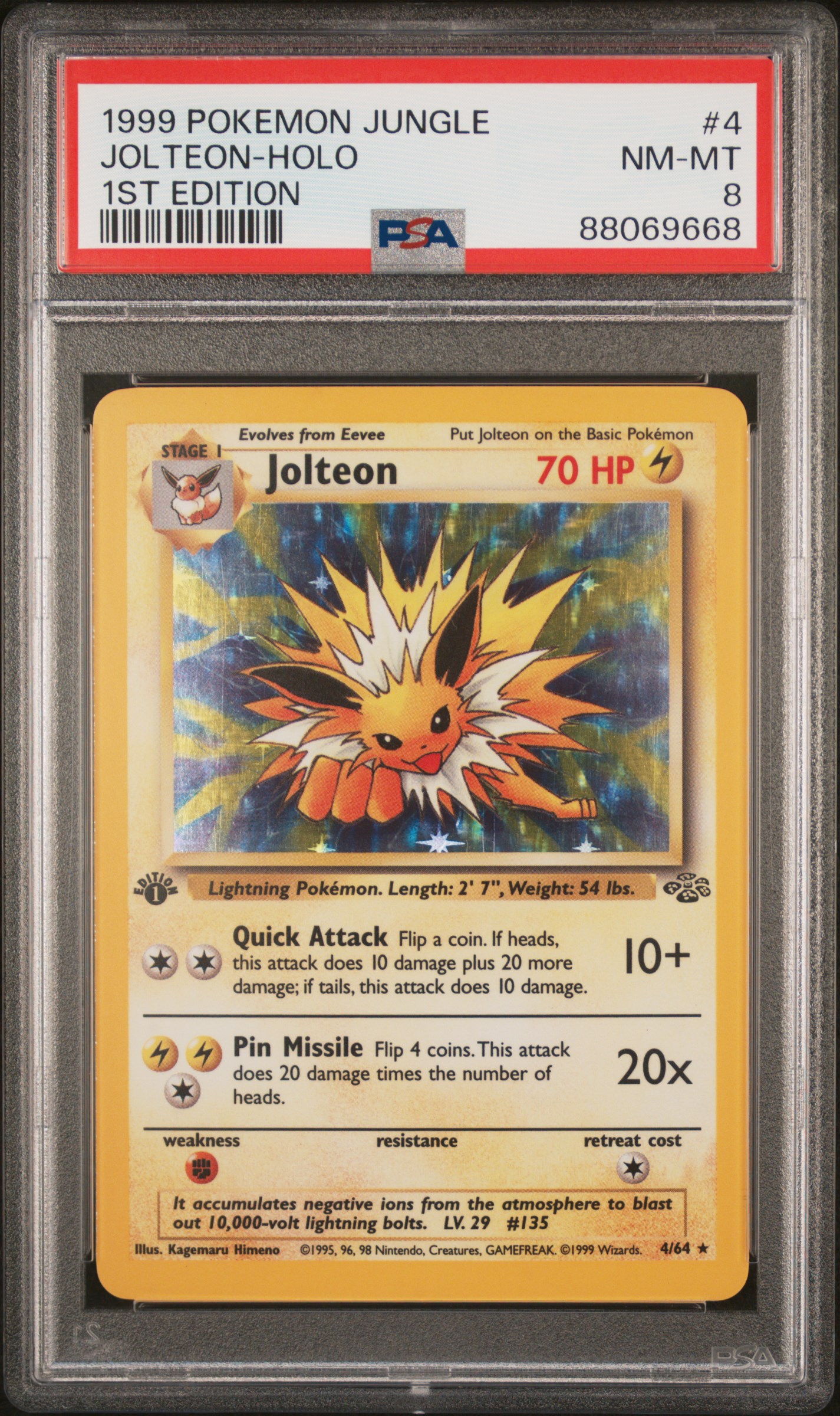 Jolteon-Holo 1st Edition
