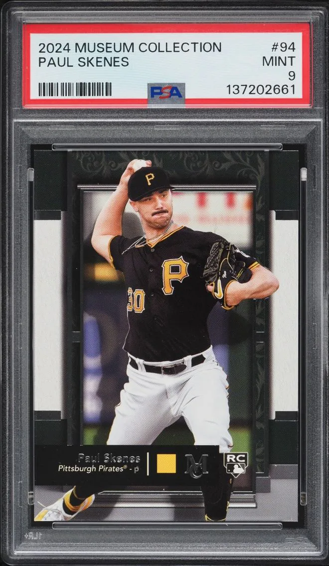 2024 #94 Paul Skenes PSA 9 Topps Museum Collection ROOKIE