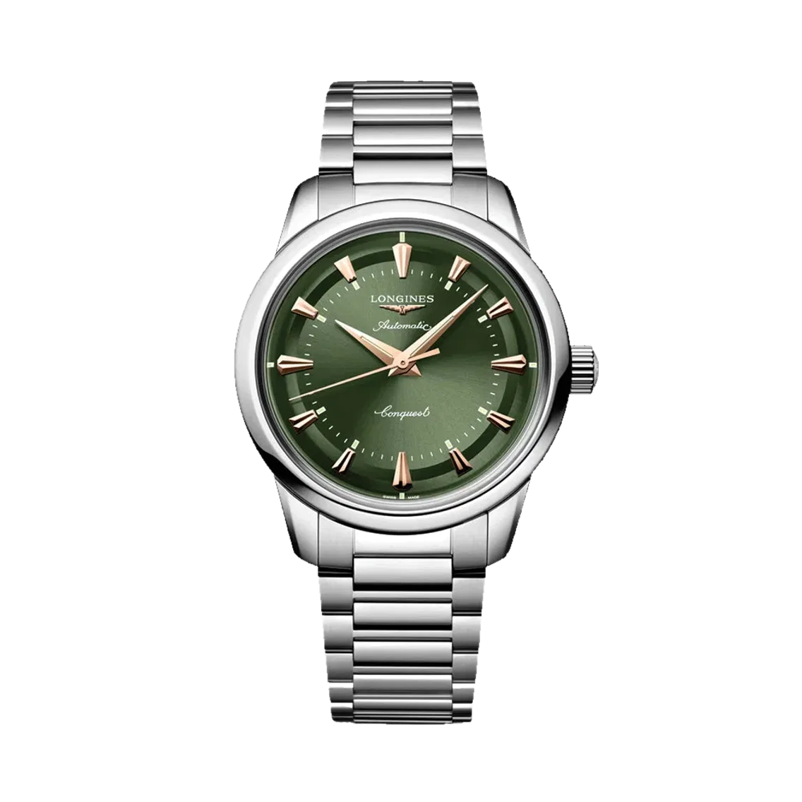 Longines Conquest Heritage 38mm - Green on Bracelet