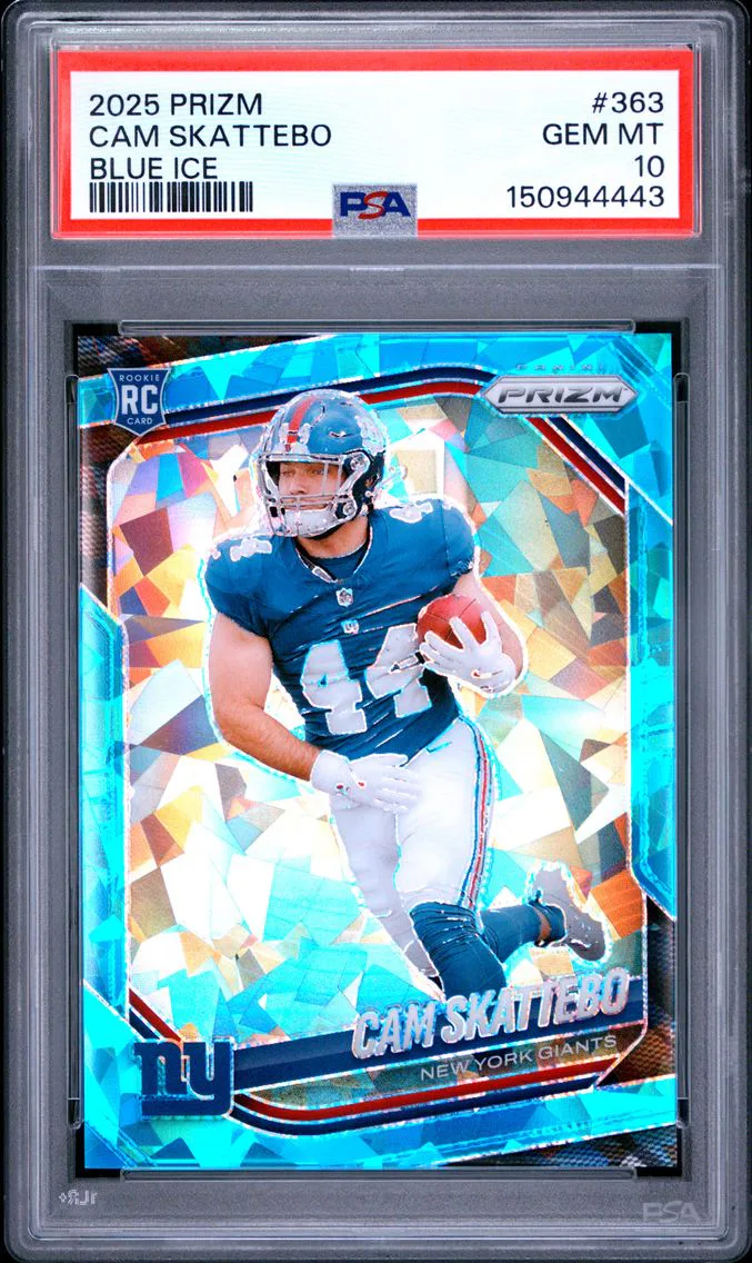2025 #363 Cam Skattebo PSA 10 Panini Prizm