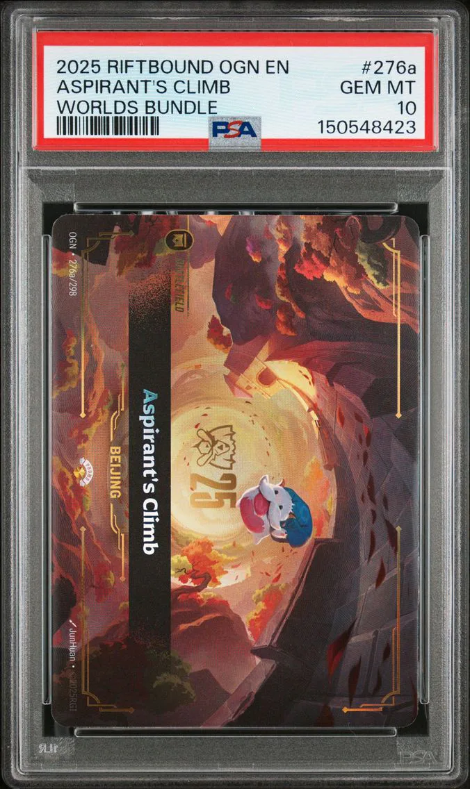 2025 #276a Aspirant's Climb PSA 10 Riftbound: League of Legends Ogn-Origins