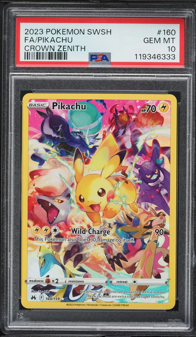 2023 #160 Full Art/Pikachu PSA 1