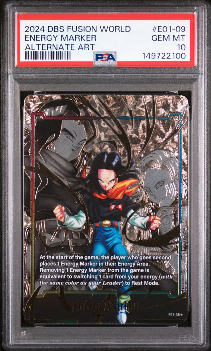 2024 #E01-09 Energy Marker PSA 10 Dragon Ball Super Card Game Fusion World Energy Marker Pack 01