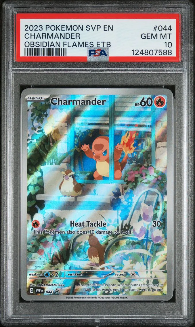 2023 #044 Charmander PSA 10 Svp EN-SV Black Star Promo