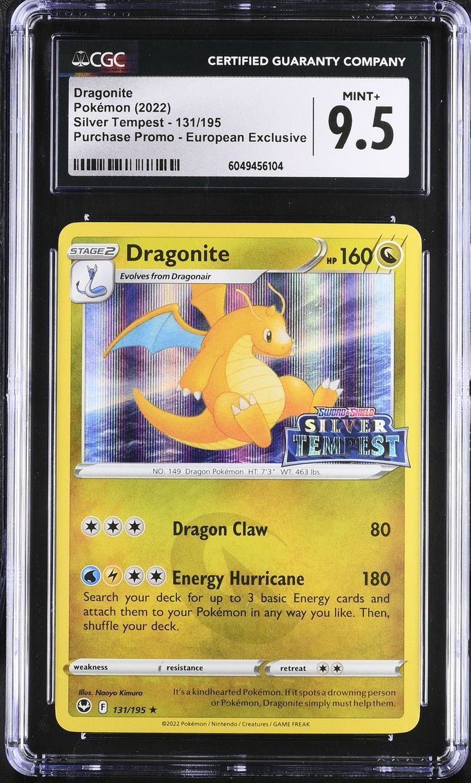 2022 #131 Dragonite CGC 9.5 Silver Tempest - English