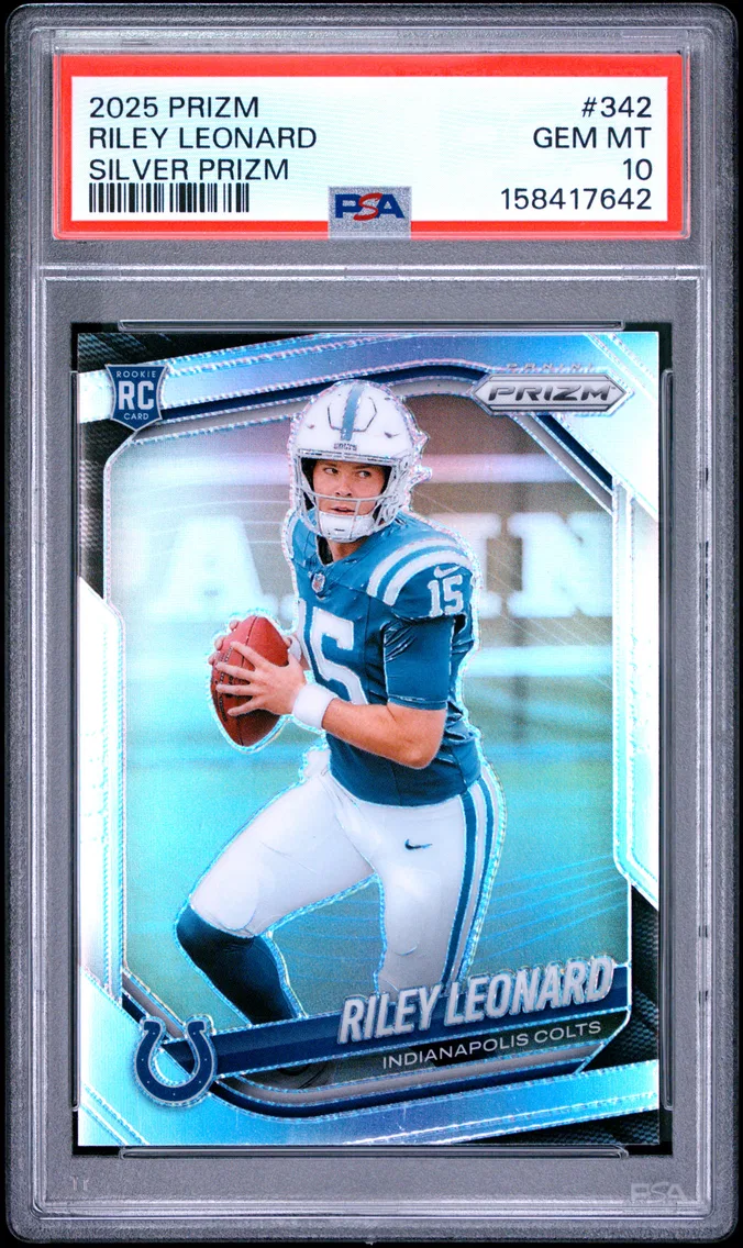 2025 #342 Riley Leonard PSA 10 Panini Prizm