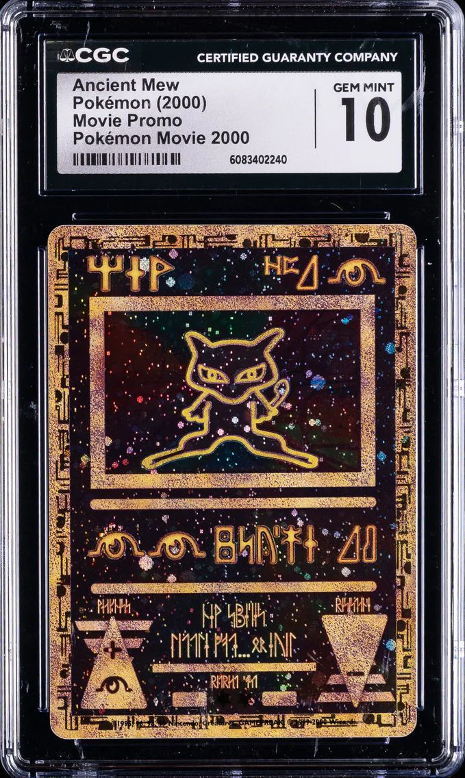 2000 #NA Ancient Mew CGC 10 Pokemon Movie Promo