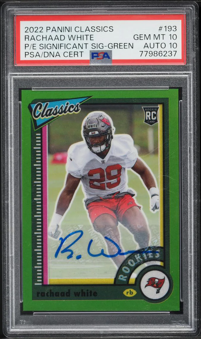 2022 #193 Rachaad White PSA 10 Panini Classics
