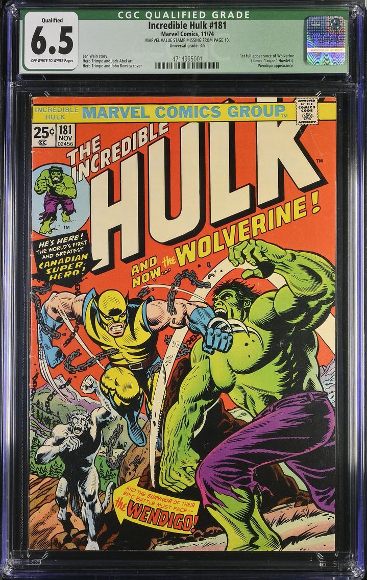1974 #NA 1974 Incredible Hulk #1