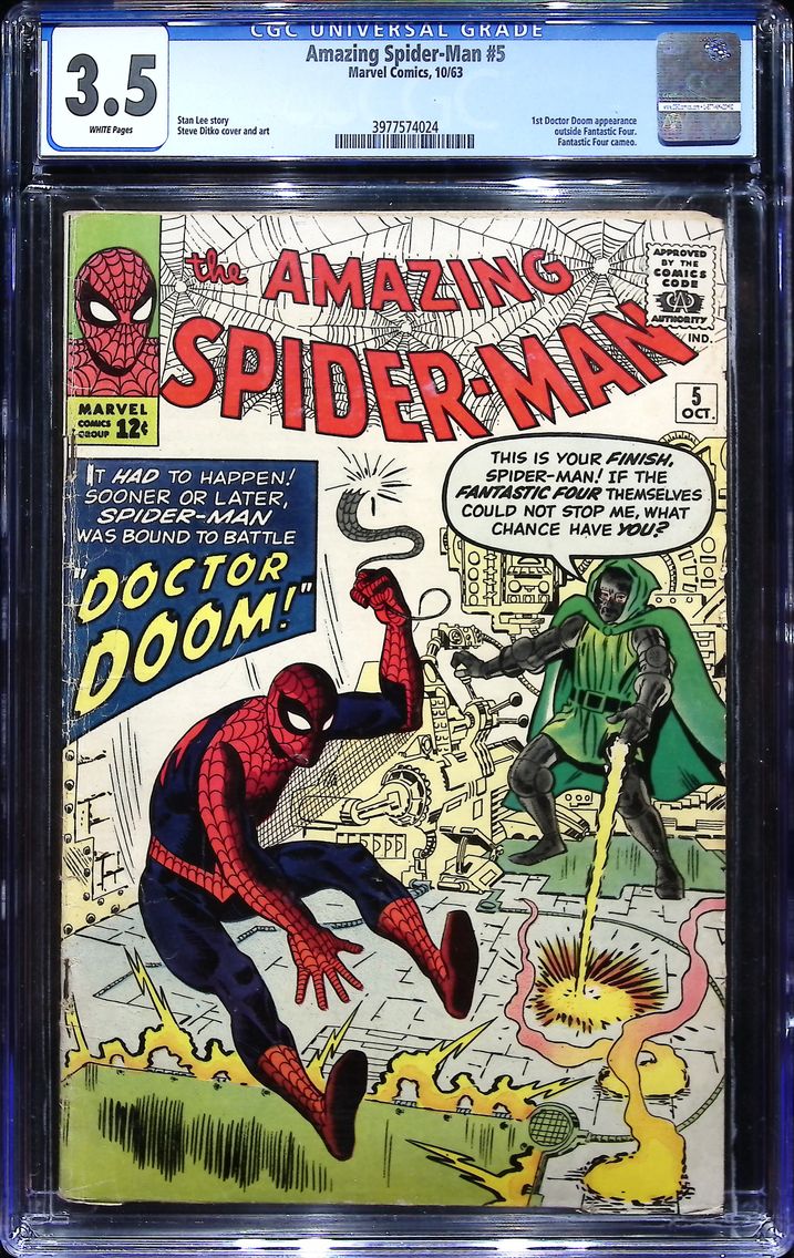 1963 Amazing Spider-Man #5 CGC 3