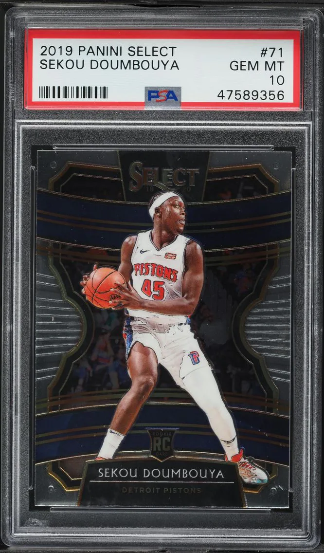 2019 #71 Sekou Doumbouya PSA 10 Panini Select Basketball