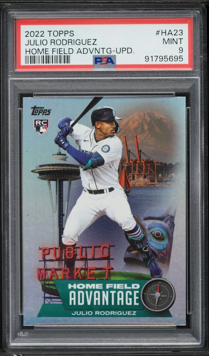 2022 #HA23 Julio Rodriguez PSA 9 Topps Home Field Advantage Baseball