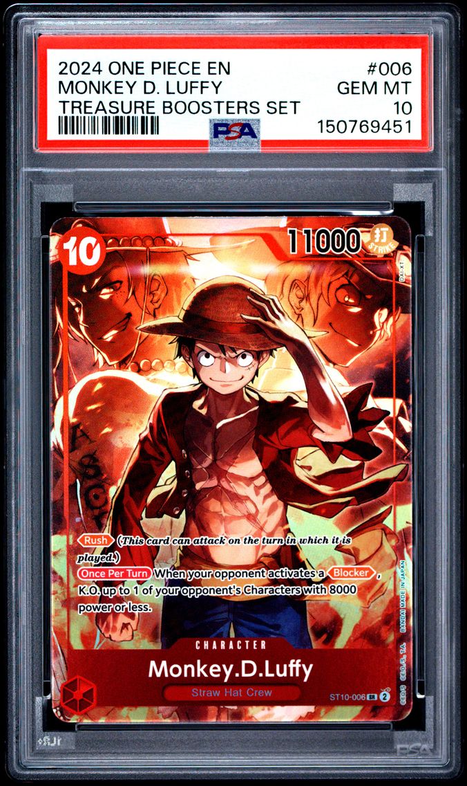 2024 #006 Monkey D. Luffy PSA 10 One Piece Promos