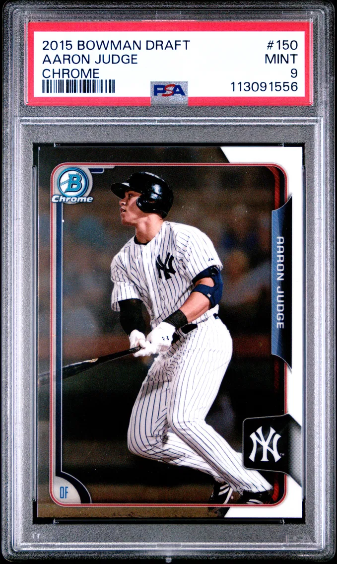 2015 #150 Aaron Judge PSA 9 Bowman Draft