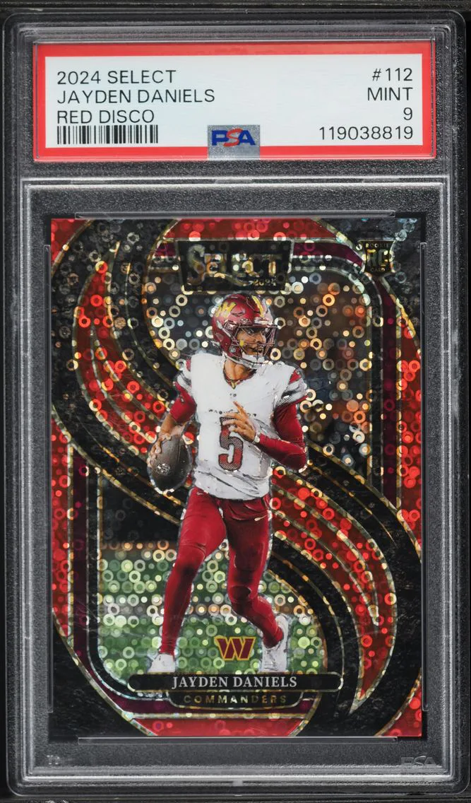 2024 #112 Jayden Daniels PSA 9 Panini Select Football