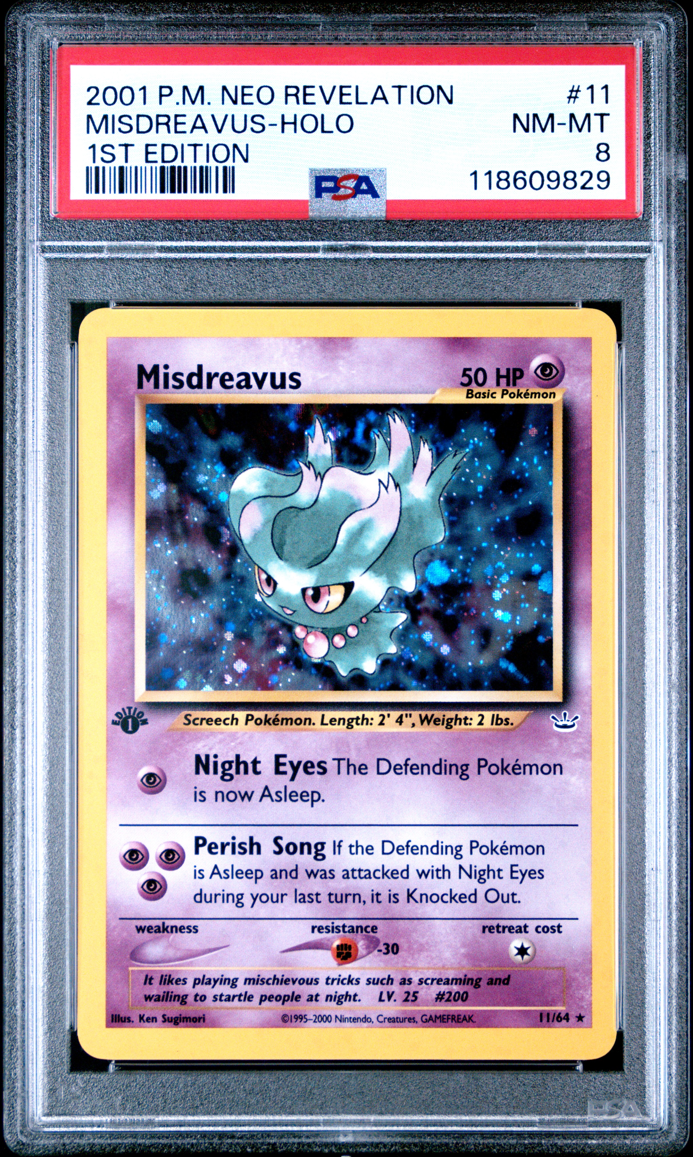 Misdreavus-Holo 1st Edition
