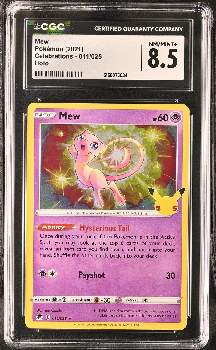2021 #011 Mew CGC 8.5 Celebrations - English