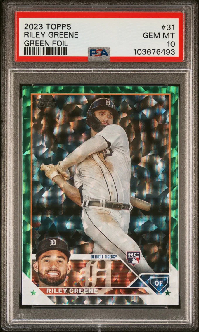 2023 #31 Riley Greene PSA 10 Topps
