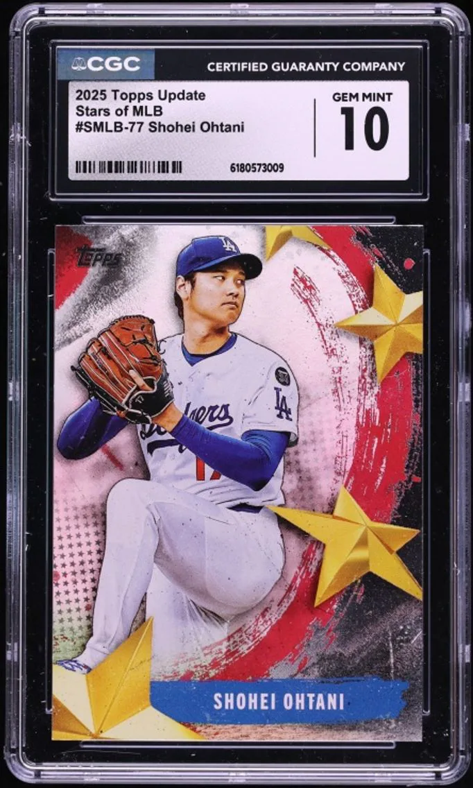 2025 #SMLB-77 Shohei Ohtani CGC 10 Topps Update Stars Of MLB